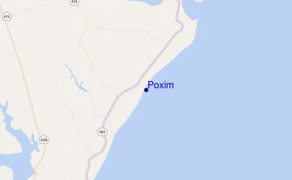 carte de localisation de Poxim