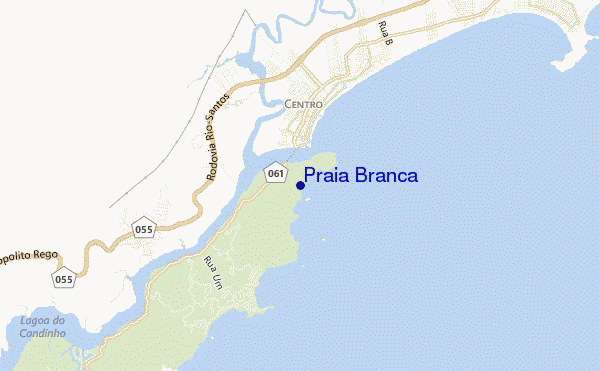 carte de localisation de Praia Branca