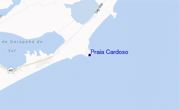 carte de localisation de Praia Cardoso