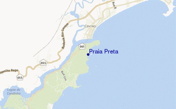 carte de localisation de Praia Preta