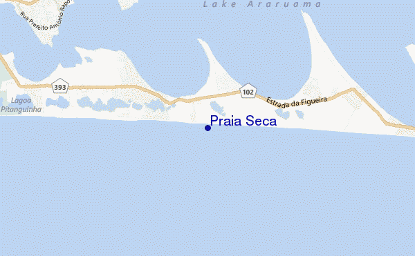 carte de localisation de Praia Seca