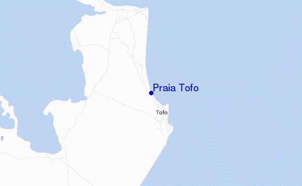 carte de localisation de Praia Tofo