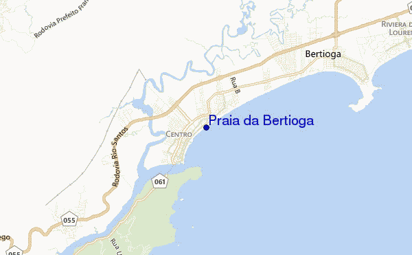 carte de localisation de Praia da Bertioga