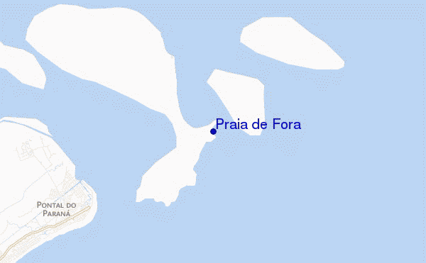 carte de localisation de Praia de Fora