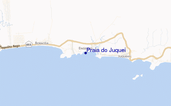 carte de localisation de Praia do Juquei