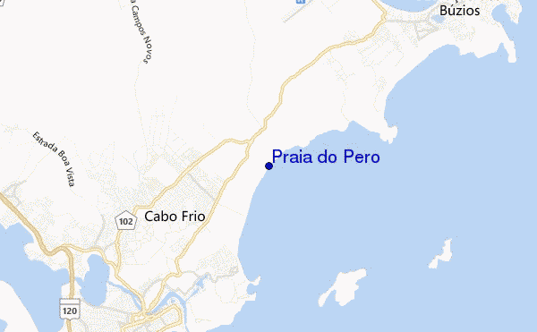 carte de localisation de Praia do Pero