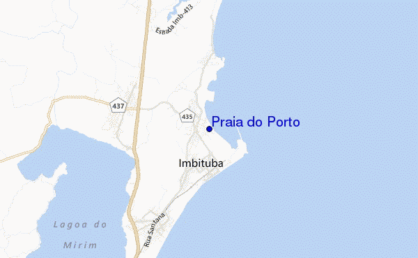carte de localisation de Praia do Porto