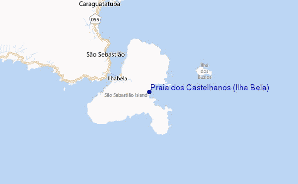 Praia dos Castelhanos (Ilha Bela) Location Map