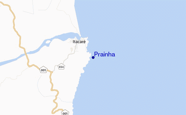 carte de localisation de Prainha