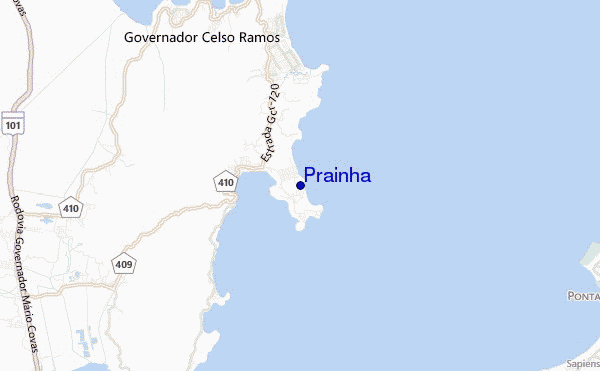 carte de localisation de Prainha