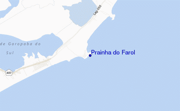 carte de localisation de Prainha do Farol