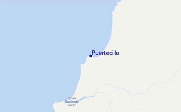 carte de localisation de Puertecillo