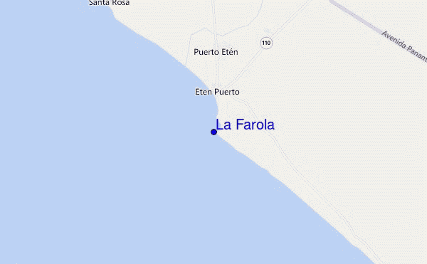 carte de localisation de La Farola