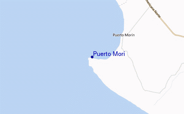 carte de localisation de Puerto Mori