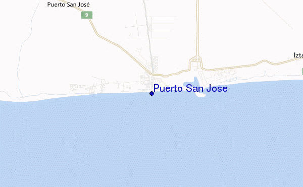carte de localisation de Puerto San Jose