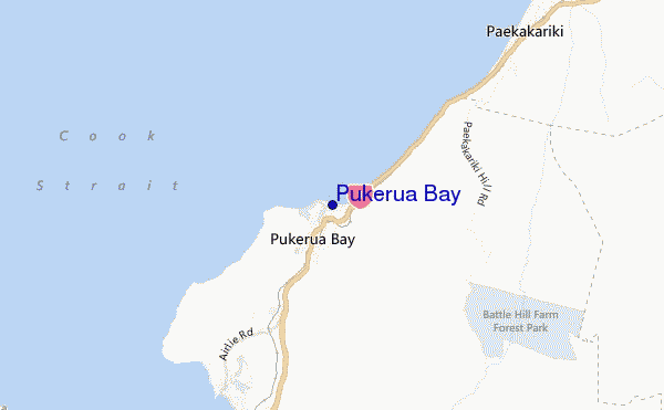 carte de localisation de Pukerua Bay