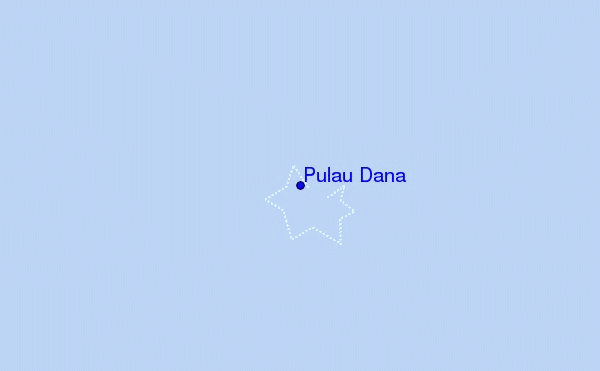 carte de localisation de Pulau Dana