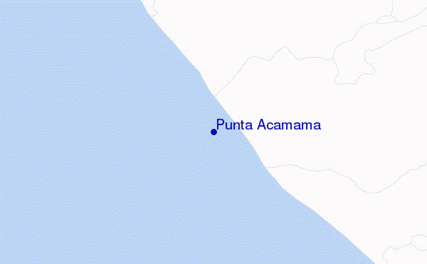 carte de localisation de Punta Acamama