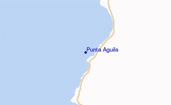 carte de localisation de Punta Aguila