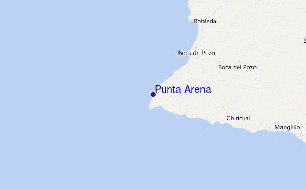 carte de localisation de Punta Arena
