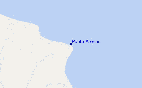 carte de localisation de Punta Arenas