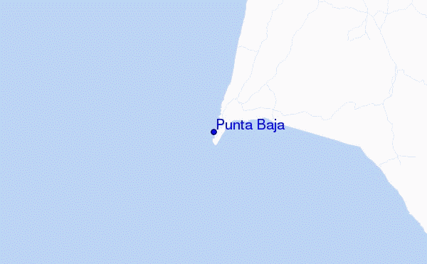 carte de localisation de Punta Baja