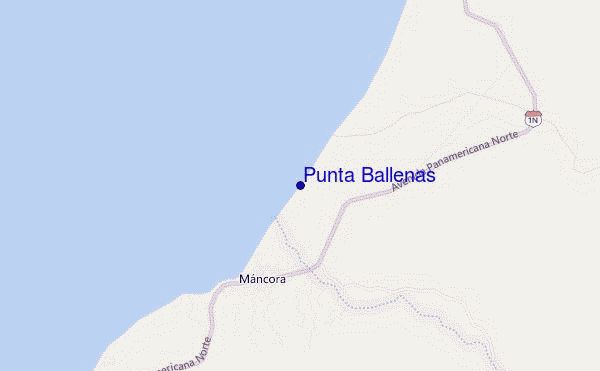 carte de localisation de Punta Ballenas