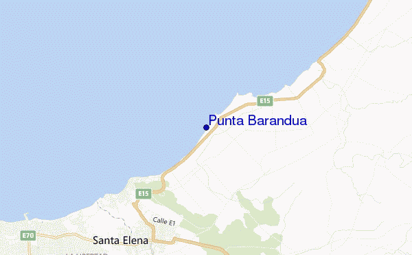 carte de localisation de Punta Barandua