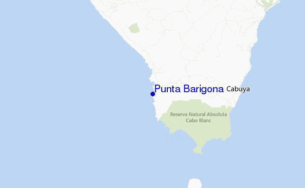 carte de localisation de Punta Barigona