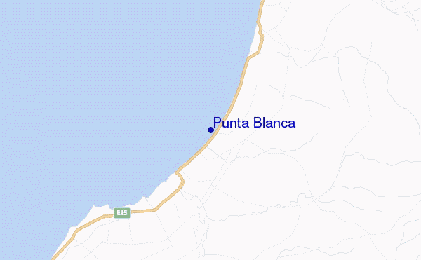 carte de localisation de Punta Blanca