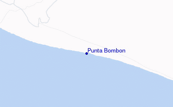 carte de localisation de Punta Bombon
