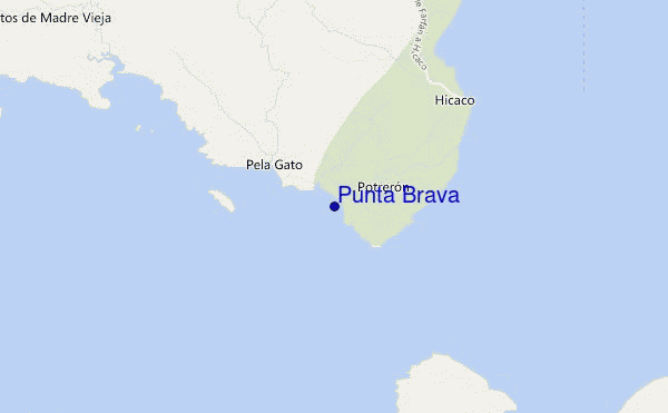 carte de localisation de Punta Brava