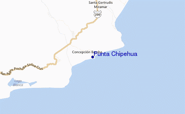 carte de localisation de Punta Chipehua