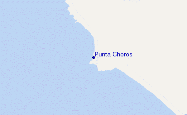 carte de localisation de Punta Choros