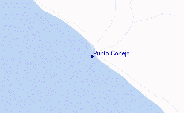 carte de localisation de Punta Conejo