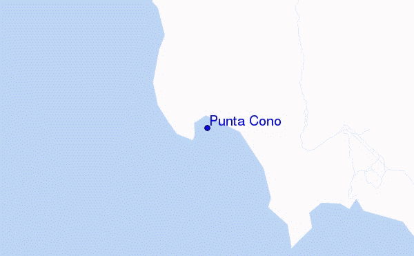carte de localisation de Punta Cono