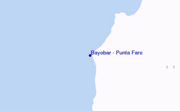 carte de localisation de Bayobar - Punta Faro
