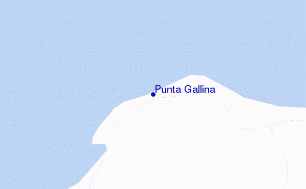 carte de localisation de Punta Gallina