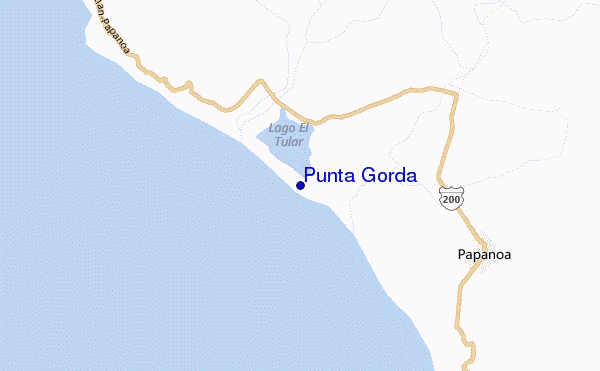 carte de localisation de Punta Gorda