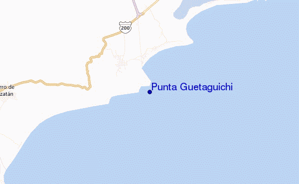 carte de localisation de Punta Guetaguichi