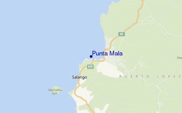 carte de localisation de Punta Mala