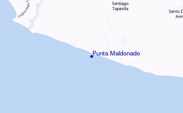 carte de localisation de Punta Maldonado