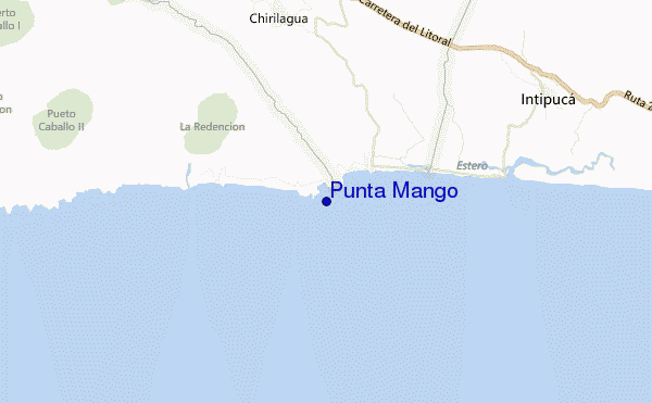 carte de localisation de Punta Mango
