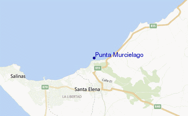 carte de localisation de Punta Murcielago