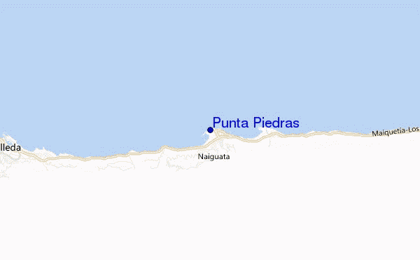 carte de localisation de Punta Piedras