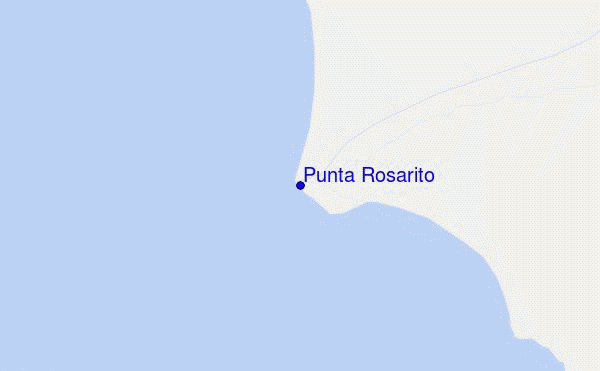 carte de localisation de Punta Rosarito
