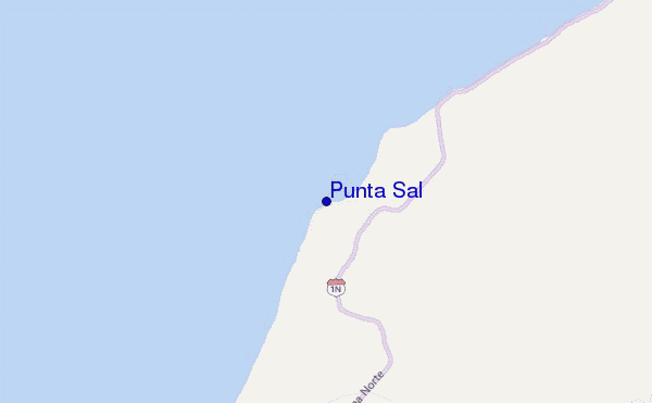 carte de localisation de Punta Sal