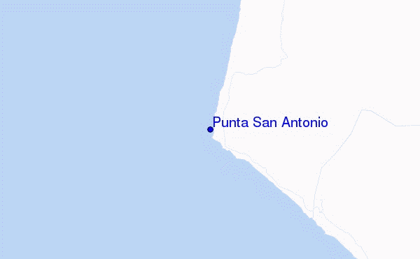 carte de localisation de Punta San Antonio