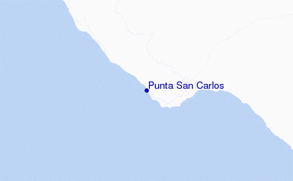 carte de localisation de Punta San Carlos