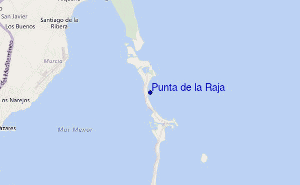 carte de localisation de Punta de la Raja